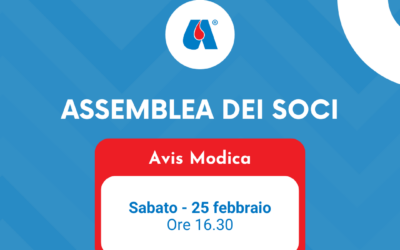 Convocazione Assemblea 2023 – Avis Modica