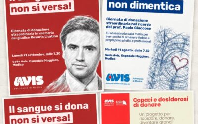 ‘Capaci di Donare’, 130 donazioni a Modica per Falcone, Borsellino e Livatino